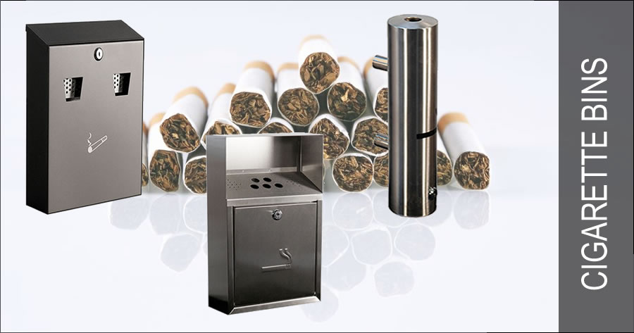Wall Mounted Cigarette Bin, Outdoor Ashtray, Ash Bin
